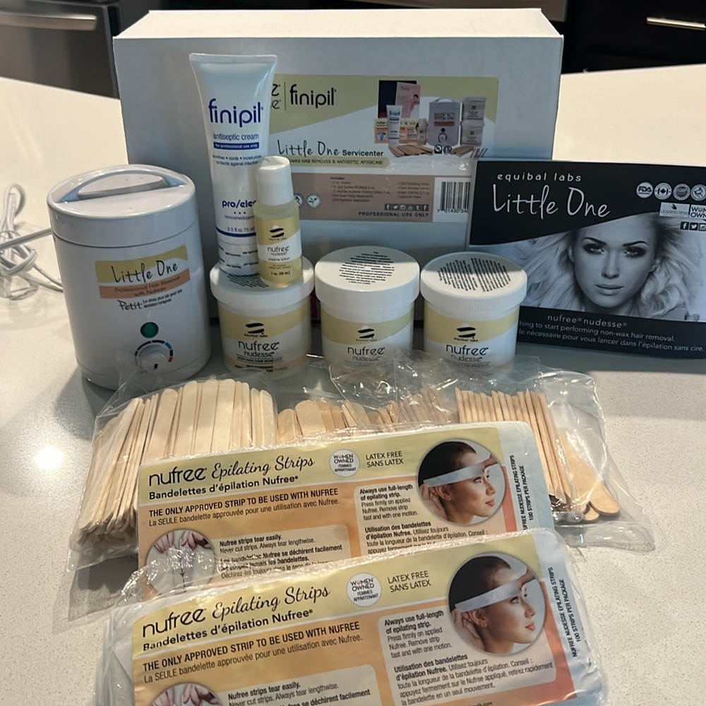 Nufree nudesse Little One waxing kit hair removal system